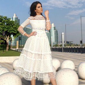 Brand new never worn white party dress